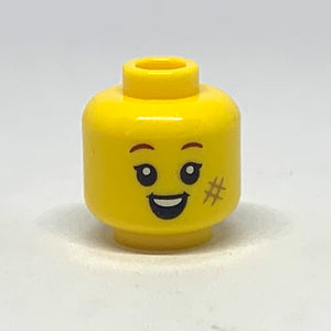 LEGO® los onderdeel Hoofd in kleur Geel 3626cpb2747