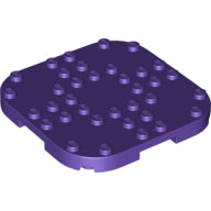 Plaatje in Gallery viewer laden, LEGO® los onderdeel Plaat Aangepast Donkerpaars 66790