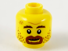 LEGO® los onderdeel Hoofd in kleur Geel 3626cpb2741