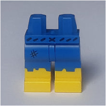 Plaatje in Gallery viewer laden, LEGO® los onderdeel Benen met Motief Blauw 970c00pb1155