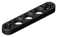 LEGO® los onderdeel Technische Hefbalk in kleur Zwart 11478