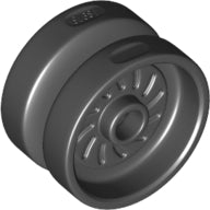 LEGO® los onderdeel Wiel in kleur Zwart 18976