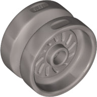 LEGO® los onderdeel Wiel in kleur Zilver 18976