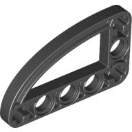 Plaatje in Gallery viewer laden, LEGO® los onderdeel Technische Hefbalk in kleur Zwart 32250