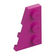 Plaatje in Gallery viewer laden, LEGO® los onderdeel Wig Plaat in kleur Magenta 43723