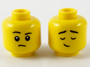 LEGO® los onderdeel Hoofd in kleur Geel 3626cpb2742
