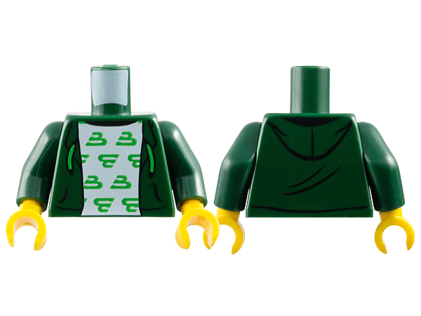LEGO® los onderdeel Lijf met Motief Donkergroen 973pb4134c01