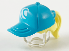 Plaatje in Gallery viewer laden, LEGO® los onderdeel Haar in kleur Helder Lichtgeel 35660pb07