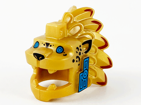 LEGO® los onderdeel Hoofddeksels Parel Goud 69970pb01
