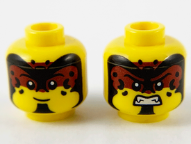 LEGO® los onderdeel Hoofd in kleur Geel 3626cpb2744