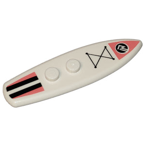 LEGO® los onderdeel Accessoire met Motief Wit 90397pb013