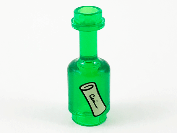 LEGO® Accessoire met Motief Doorzichtig Groen 95228pb05