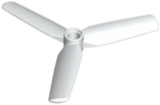LEGO® los onderdeel Propellor in kleur Wit 15790