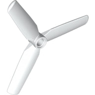 Plaatje in Gallery viewer laden, LEGO® los onderdeel Propellor in kleur Wit 15790