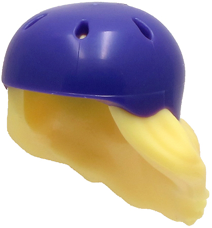 LEGO® los onderdeel Haar in kleur Helder Lichtgeel 54647pb03