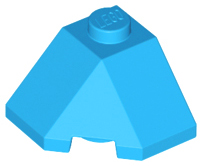 LEGO® los onderdeel Wig in kleur Donker Azuurblauw 13548
