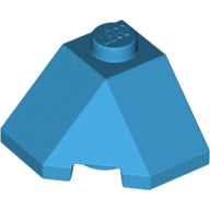 Plaatje in Gallery viewer laden, LEGO® los onderdeel Wig in kleur Donker Azuurblauw 13548
