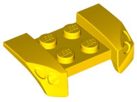 LEGO® los onderdeel Spatbord in kleur Geel 44674