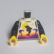 Plaatje in Gallery viewer laden, LEGO® los onderdeel Lijf met Motief Wit 973pb4133c01