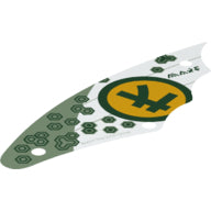 LEGO® los onderdeel Doek in kleur Wit 73487