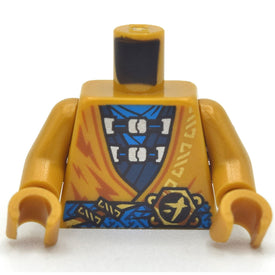 LEGO® los onderdeel Lijf met Motief Parel Goud 973pb4155c01