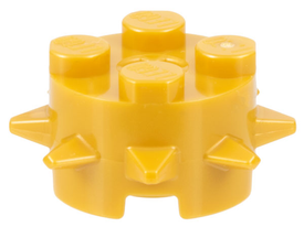 LEGO® los onderdeel Steen Rond in kleur Parel Goud 27266