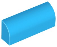 LEGO® los onderdeel Dakpan Gebogen Donker Azuurblauw 6191