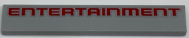 LEGO® Tegel met Motief Licht Blauwachtig Grijs 6636pb226