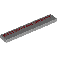 LEGO® Tegel met Motief Licht Blauwachtig Grijs 6636pb226