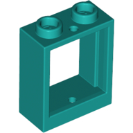 LEGO® los onderdeel Raamkozijn Donker Turkoois 60592