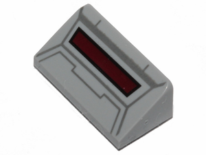 LEGO® Dakpan met Motief Licht Blauwachtig Grijs 85984pb213
