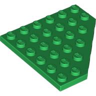Plaatje in Gallery viewer laden, LEGO® los onderdeel Wig Plaat in kleur Groen 6106