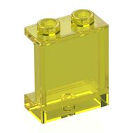 LEGO® los onderdeel Paneel in kleur Doorzichtig Geel 87552
