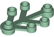 Plaatje in Gallery viewer laden, LEGO® los onderdeel Plant &amp; Struik in kleur Zandgroen 2423