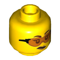 LEGO® los onderdeel Hoofd in kleur Geel 3626cpb2761