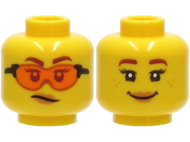 LEGO® los onderdeel Hoofd in kleur Geel 3626cpb2761