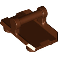 LEGO® los onderdeel Plaat Aangepast Roodachtig Bruin 30166