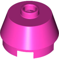 Plaatje in Gallery viewer laden, LEGO® los onderdeel Kegel in kleur Donker Roze 98100