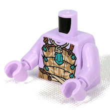 Plaatje in Gallery viewer laden, LEGO® los onderdeel Lijf met Motief Lavendel 973pb4207c01