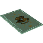 LEGO® Tegel Aangepast met Motief Zandgroen 69934pb002