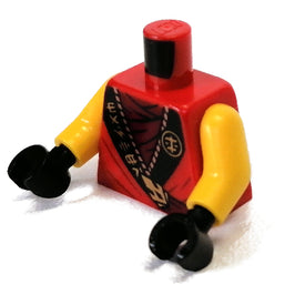 LEGO® los onderdeel Lijf met Motief Rood 973pb4045c01
