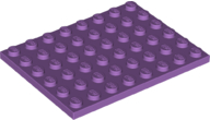 LEGO® los onderdeel Plaat Algemeen Medium Lavendel 3036