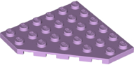 Plaatje in Gallery viewer laden, LEGO® los onderdeel Wig Plaat in kleur Lavendel 6106