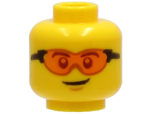 Plaatje in Gallery viewer laden, LEGO® los onderdeel Hoofd in kleur Geel 3626cpb2724