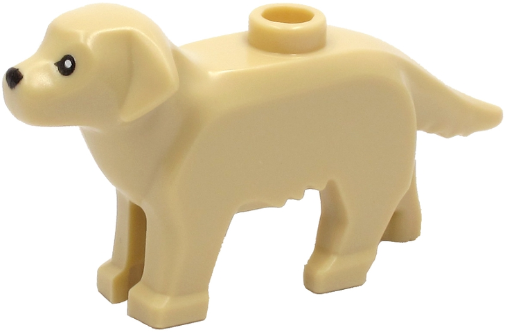 LEGO® los onderdeel Landdier in kleur Geelbruin 69962pb01