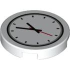 LEGO® los onderdeel Tegel Rond met Motief Wit 14769pb356