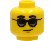 Plaatje in Gallery viewer laden, LEGO® los onderdeel Hoofd in kleur Geel 3626cpb2726