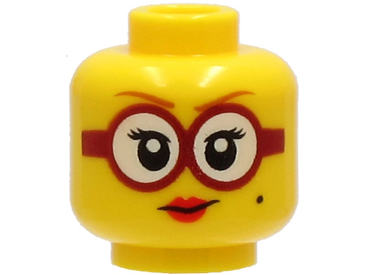 LEGO® los onderdeel Hoofd in kleur Geel 3626cpb2725