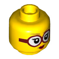 Plaatje in Gallery viewer laden, LEGO® los onderdeel Hoofd in kleur Geel 3626cpb2725