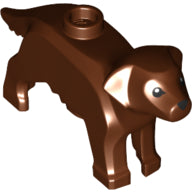 Plaatje in Gallery viewer laden, LEGO® los onderdeel Landdier Roodachtig Bruin 69962pb01